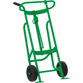 2-Wheel Hand Truck For 30/55 Gallon Steel Drums, 1000 lb. Capacity, Green