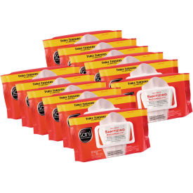 No-Rinse Sanitizing Multi-Surface Wipes, Unscented, 72/Pack, 12 Packs/Carton