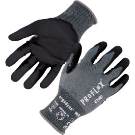 ProFlex Cut Resistant Gloves, Polyurethane Coated, ANSI A6, S, Blue