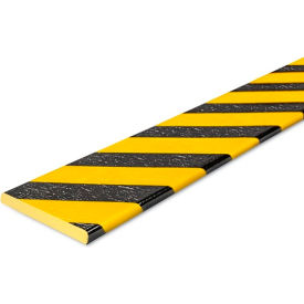 Surface Bumper Guard, 39"L, Black/Yellow