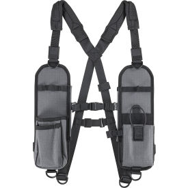Dual Shoulder Radio Holster, Gray