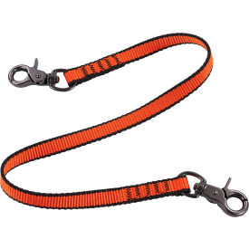 Squids 3153 Web Lanyard with Dual Trigger Hooks, M, Orange, Pack of 3