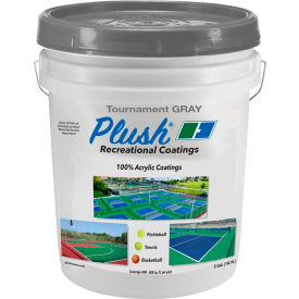 Plush Recreational Surface Coating, 5 Gallon Pail, Tournament Gray