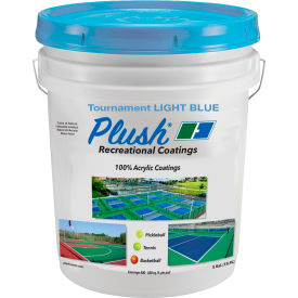 Plush Recreational Surface Coating, 5 Gallon Pail, Tournament Light Blue