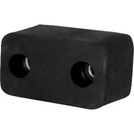 TB-20 Molded Dock Bumper, 6"W x 3-1/2"H, Black