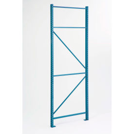 SK2000 Boltless Teardrop Upright Frame, 48"D x 216"H, 31340 lb. Cap., Blue