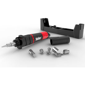 Cordless Soldering Iron Kit Butane, 25/75W, Black/Red