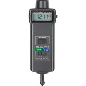Combination Contact/Laser Photo Tachometer, 0.5 to 19,999/5 to 99,999 RPM