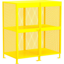 Vertical Gas Cylinder Storage Cabinet, 16 Cylinders Capacity, 62"W x 40"D x 71"H