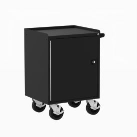 Deluxe Mobile Workbench, 1 Door, 2000 lb. Capacity, 28"W x 21"D x 36"H, Black