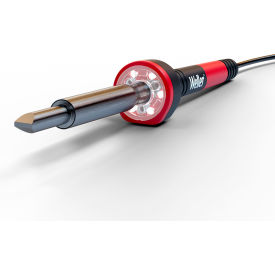 Corded Solder Iron with LED Halo Ring 80W, Black/Red