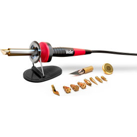 Woodburning Kit, 25W, 120V, Black/Red, 15 Pieces
