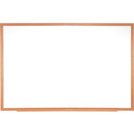 Magnetic Whiteboard with Wood Frame, 84"W x 48"H