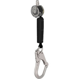 Personal Fall Limiter w/o Anchorage Connector, Single Leg, Aluminum Snap Hook, 10'L