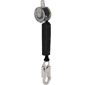 Personal Fall Limiter w/o Anchorage Connector, Single Leg, 36C Steel Snap Hook, 10'L