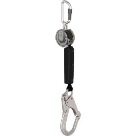 Personal Fall Limiter, Single Leg, Aluminum Snap Hook, 10'L