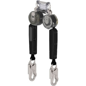 Personal Fall Limiter, Twin Leg, 36C Steel Snap Hook, 10'L