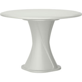 Endurance 42" Round Cascade Base Table, Stone Gray