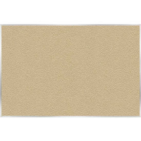 Vinyl Bulletin Board with Aluminum Frame, 84"W x 48"H, Caramel