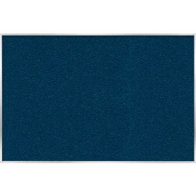 Vinyl Bulletin Board with Aluminum Frame, 84"W x 48"H, Navy