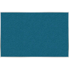 Vinyl Bulletin Board with Aluminum Frame, 84"W x 48"H, Ocean