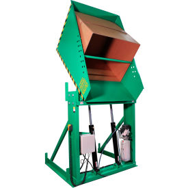 Box Dumper, 36" Dump, 51" x 48" Chute, 4000 lb. Capacity, 230V
