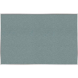 Bulletin Board with Aluminum Frame, 84"W x 48"H, Stone