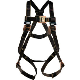 Arc Flash Harness, Quick-Connect Buckle, Back D-Ring, 3XL