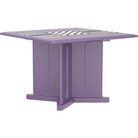 Endurance 42" Square X-Base Table with Game Top, Indigo