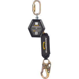 Guardian® CR5 Web Personal Self-Retracting Lifeline, Steel Snap Hook, 11'L