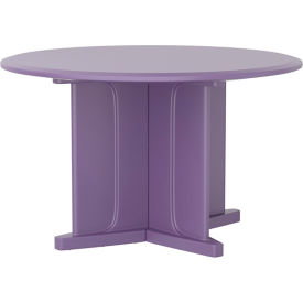 48" Round X-Base Table, Indigo