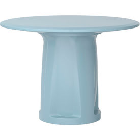 Endurance 42" Round Cylinder Base Table, Blue Gray