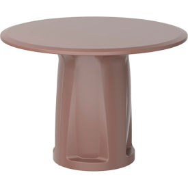 Endurance 42" Round Cylinder Base Table, Brown