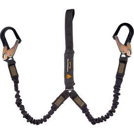 Stretch, Dual Leg, Aluminum Rebar Hook & Web Loop, 6'L
