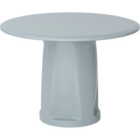 Endurance 42" Round Cylinder Base Table, Gray