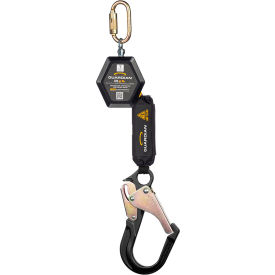Guardian CR5 Web Arc Flash Personal Self-Retracting Lifeline, Aluminum Rebar Hook, 9'L