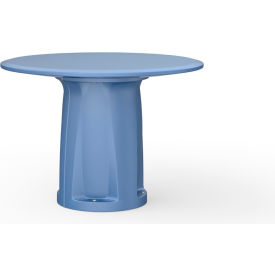 42" Round Cylinder Base Table, Midnight Blue