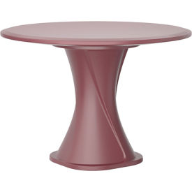 Endurance 42" Round Cascade Base Table, Burgundy