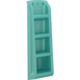 Endurance Ladder For Wall Mount Bunk, 15-1/2" x 10", Aqua