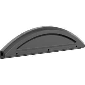 Endurance Safety Rail For Wall Mount Bunk, Small, 42" x 4", Black