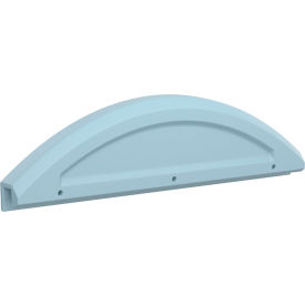 Endurance Safety Rail For Wall Mount Bunk, Small, 42 inches x 4 inches, Blue Gray