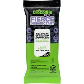 FIERCE Disinfecting Wipes, Lemon Eucalyptus Scent, 10 Wipes/Pack