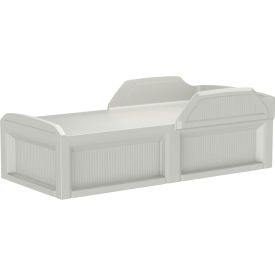 Solstice Bed with Safety Rail, 80" x 36", Gray