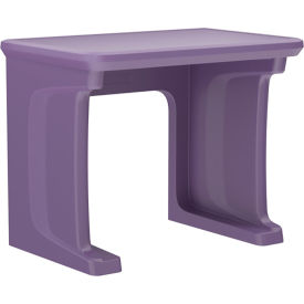 Endurance All Plastic Floor Mounted Desk, 36" x 24", Indigo