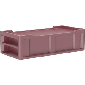 Endurance Bed 2.0 with End Storage Compartments, 86" x 42", Burgundy