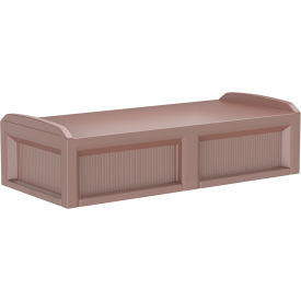 Solstice Behavioral Health Bed with 3 Doors, 80" x 36", Brown