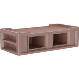 Endurance Bed 2.1 with Side/End Storage Compartments, 86" x 42", Brown