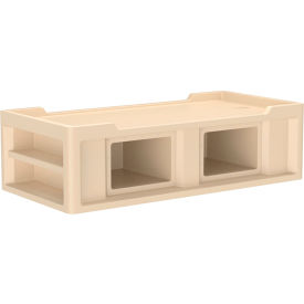Endurance Bed 2.1 with Side/End Storage Compartments, 86" x 42", Sand