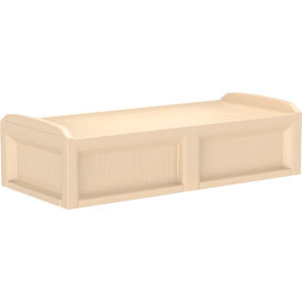 Solstice Behavioral Health Bed with 3 Doors, 80" x 36", Sand