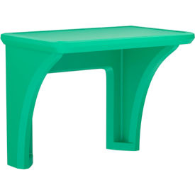 Endurance All Plastic Wall Mounted Desk, 36" x 24", Green